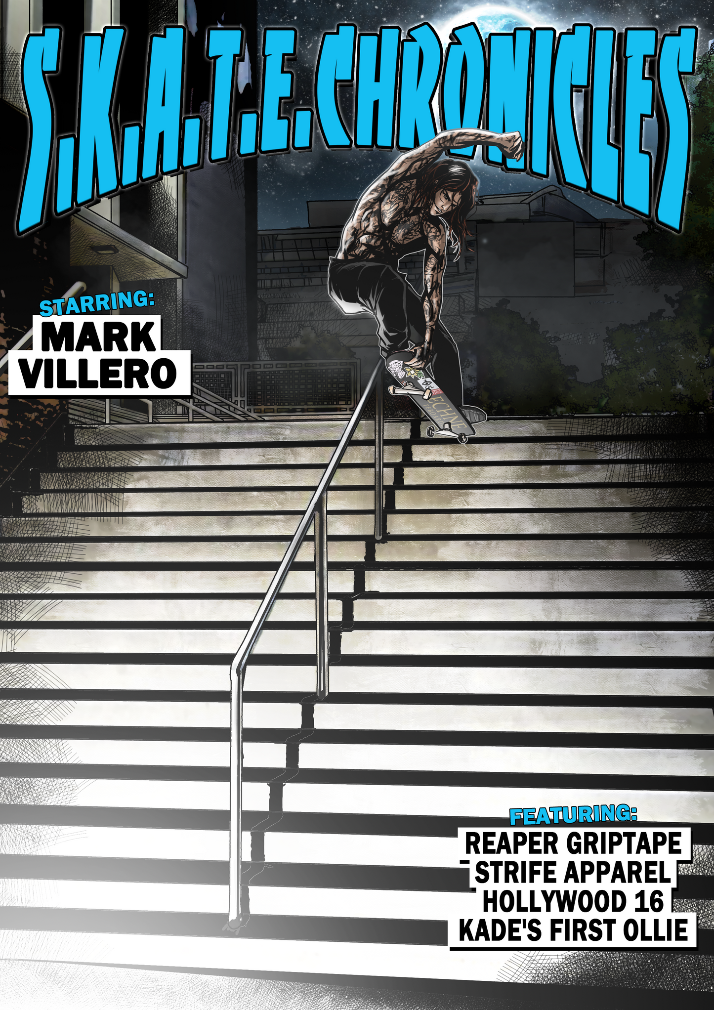 S.K.A.T.E. Chronicles Full book Featuring Mark Villero