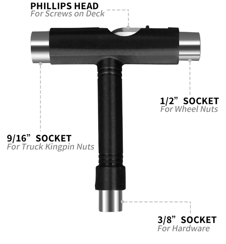 Skateboard T Tool - STRIFE APPAREL