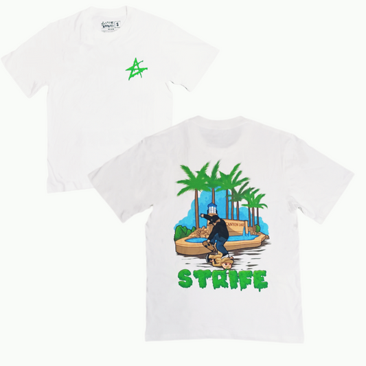 Boogie Tee – A Skateboard Shirt for Those Who Break the Rules (White)